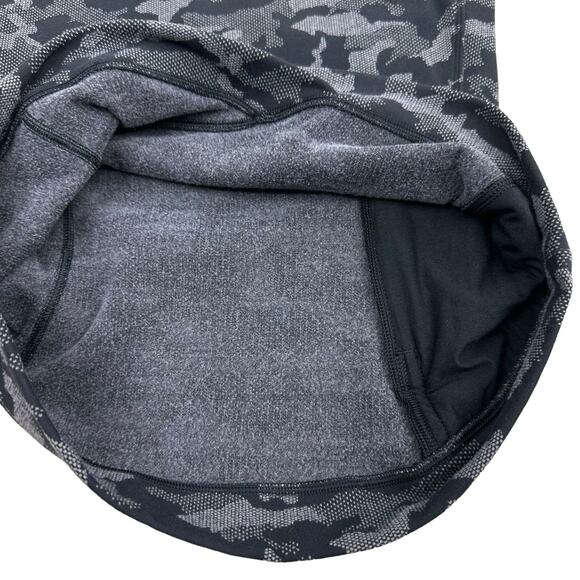 Lululemon Camo Sweatshirt Size 4  Close to Crossing Jacquard Black RULU - Picture 12 of 14